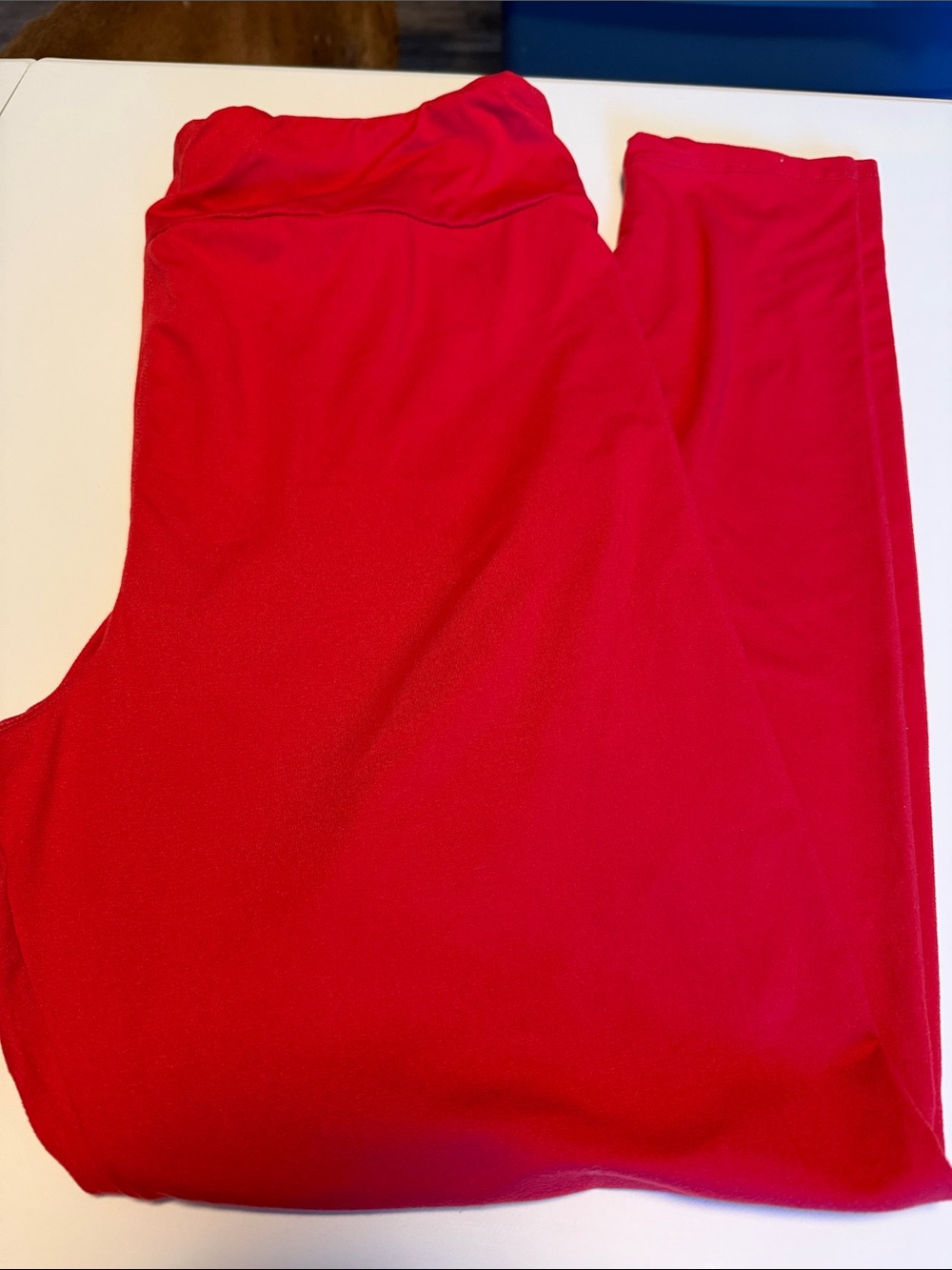 LuLaRoe Bright Red Leggings